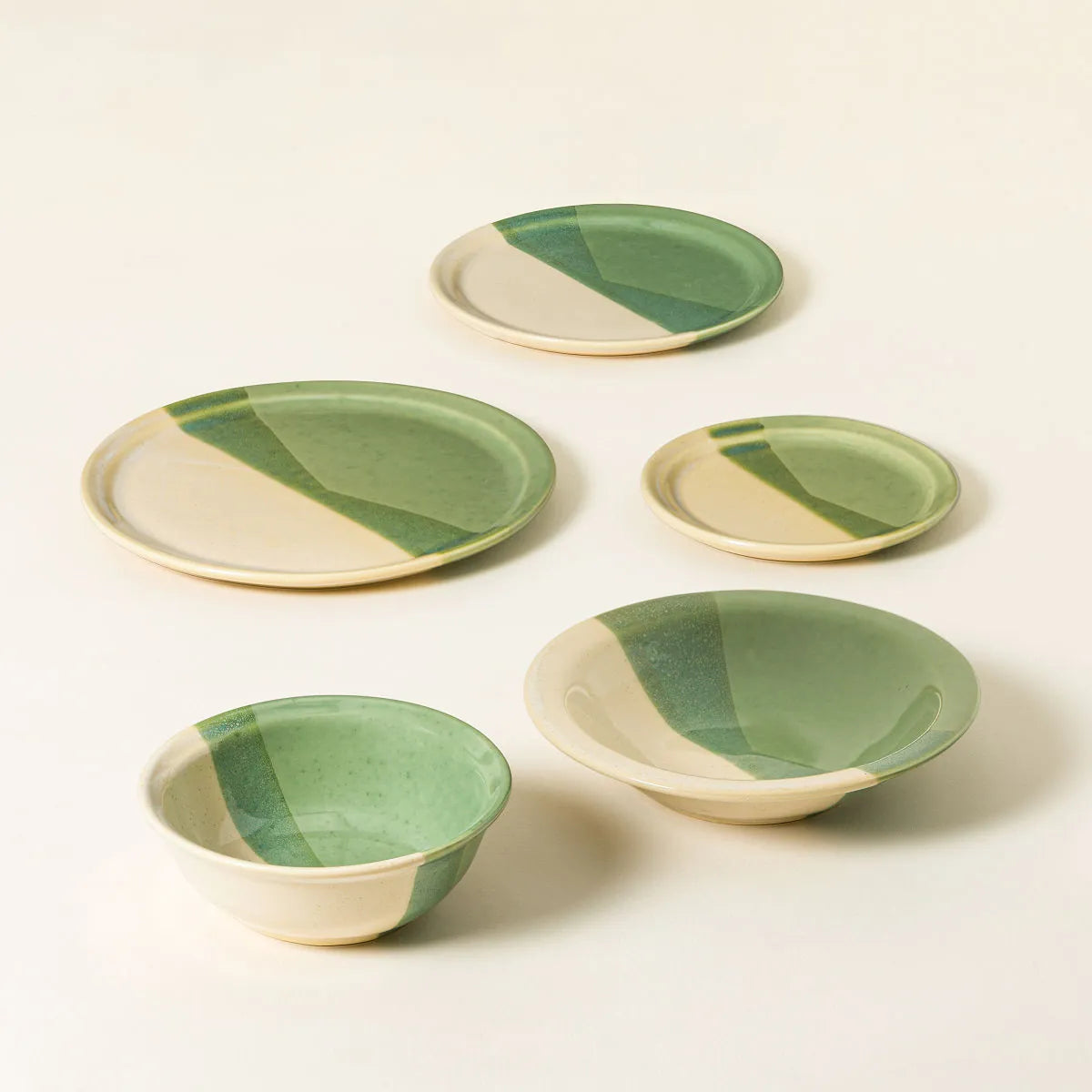 Hand‑Painted Stoneware Soup Bowl 4‑Pack