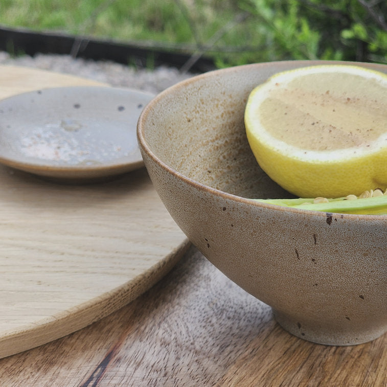 Striped Stoneware Soup & Cereal Bowl