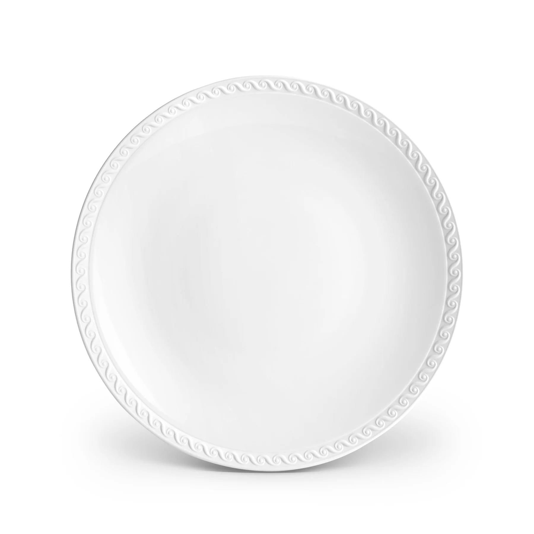 White Fine Porcelain Dinner Plate, 10.5 Inch